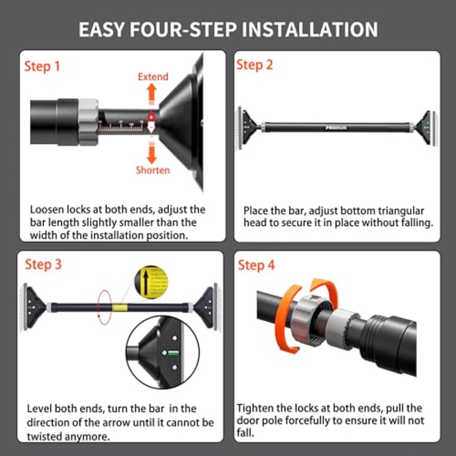 Door Pull Up Bar Doorway Frame - Chin Up Doorframe recensione e prezzo