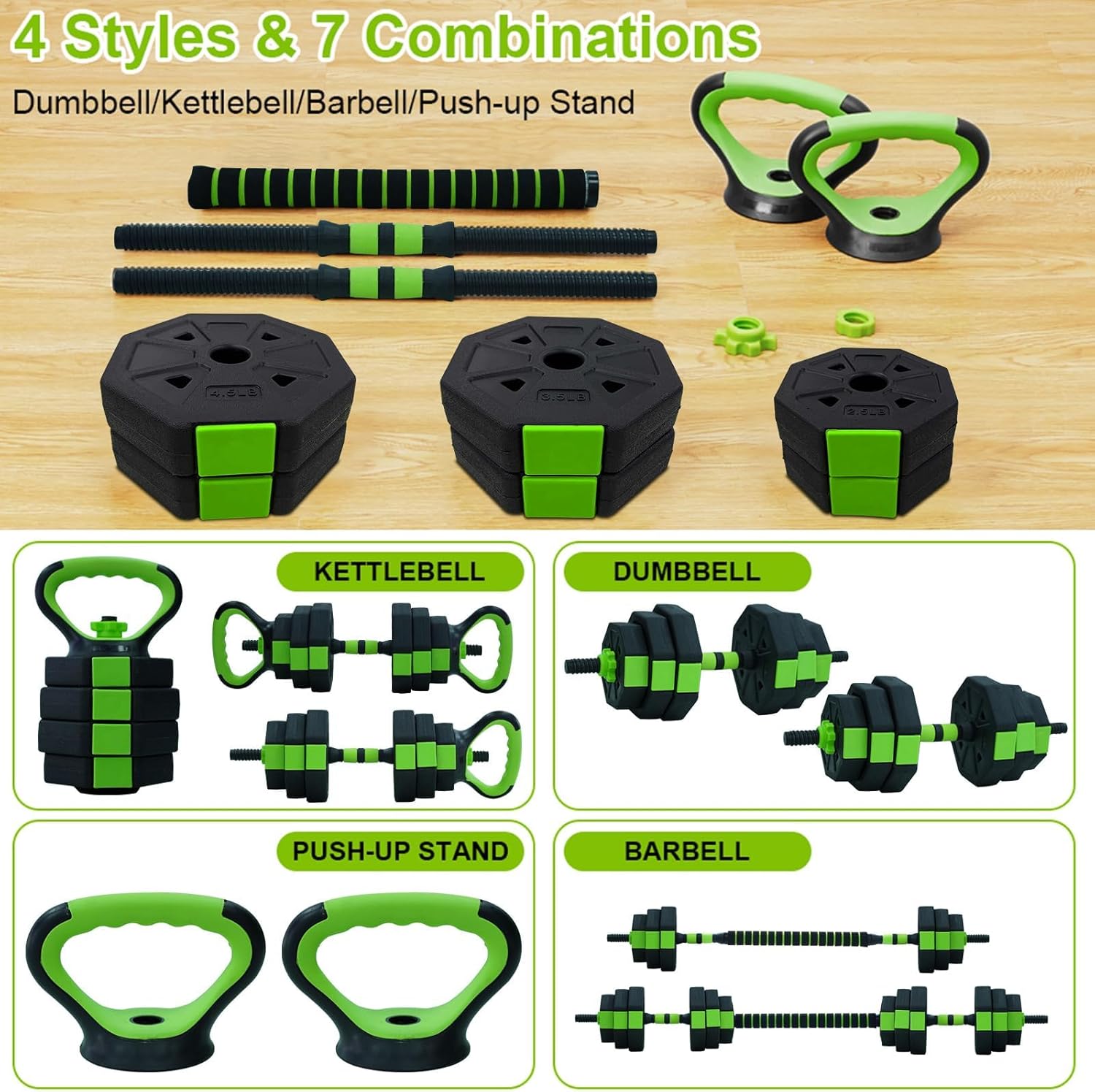 66lbs/88lbs Weight 4 in 1 Adju - Home Gym Options recensione e prezzo