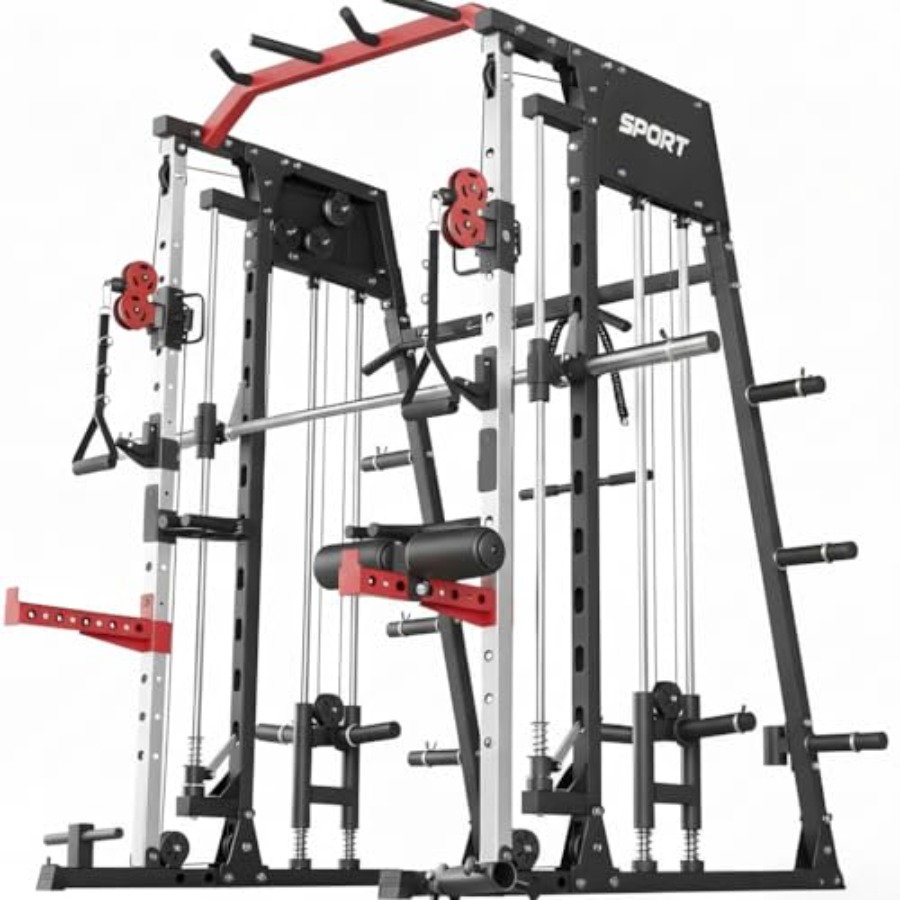 Smith Machine Home Gym All in  - Home Gym Rack With Cables recensione e prezzo