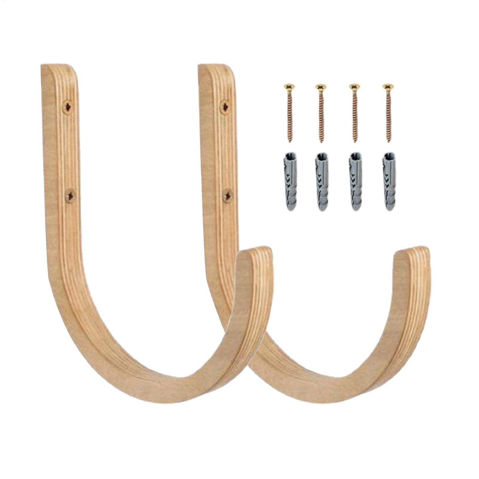 Yoga Mat Holder 2 Pieces Woode - Home Gym Yoga Mat Storage recensione e prezzo
