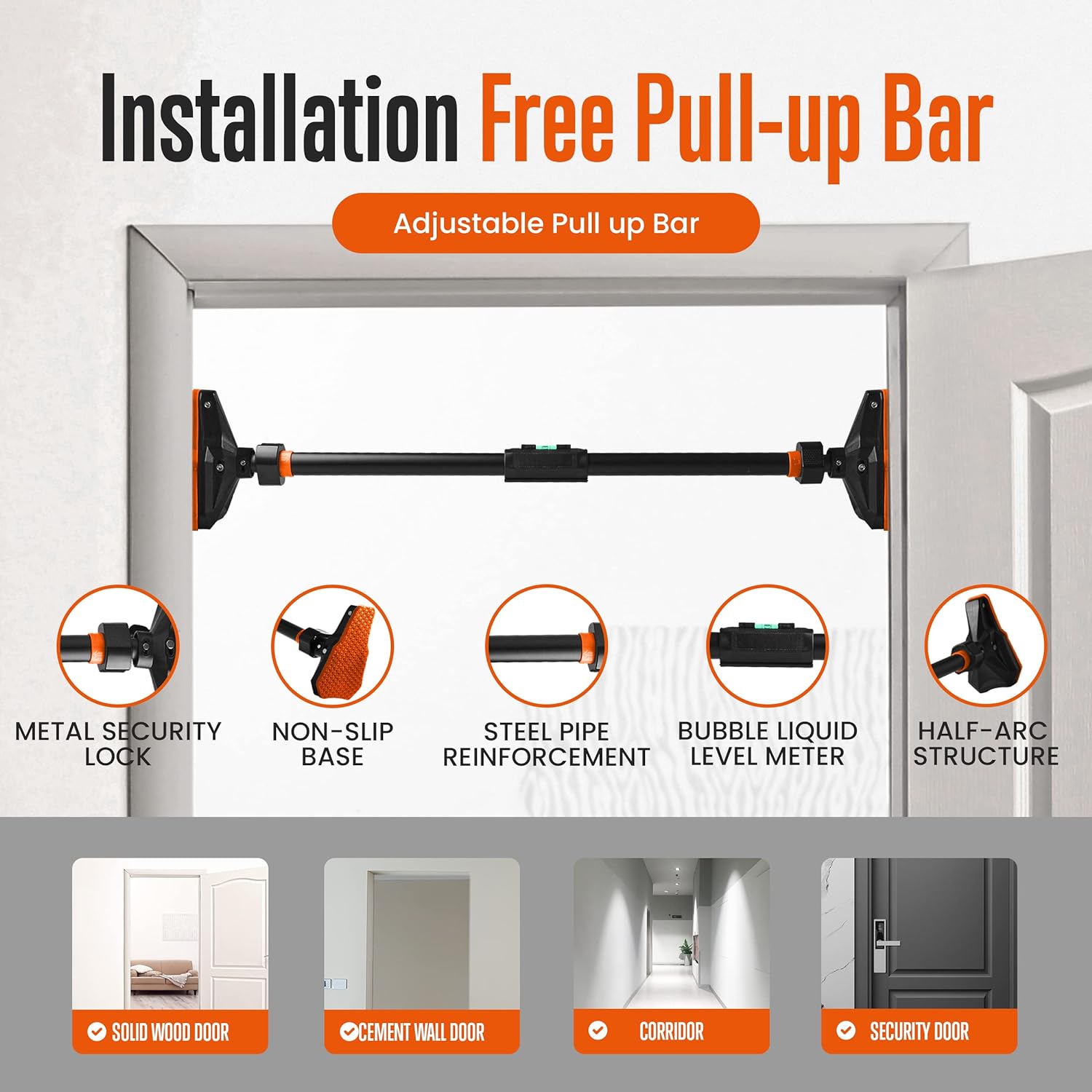 Pull Up/chin up Bar for Doorwa - Chin Up Doorframe recensione e prezzo