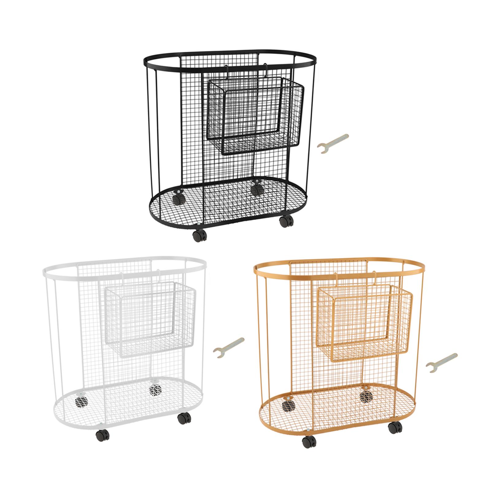 Metal Gym Organizer with Wheel - Home Gym Yoga Mat Storage recensione e prezzo
