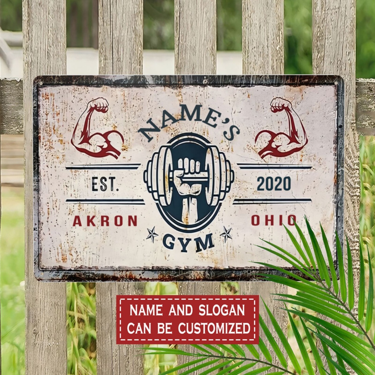 Personalized Fitness Aluminum  - Home Gym Decor recensione e prezzo