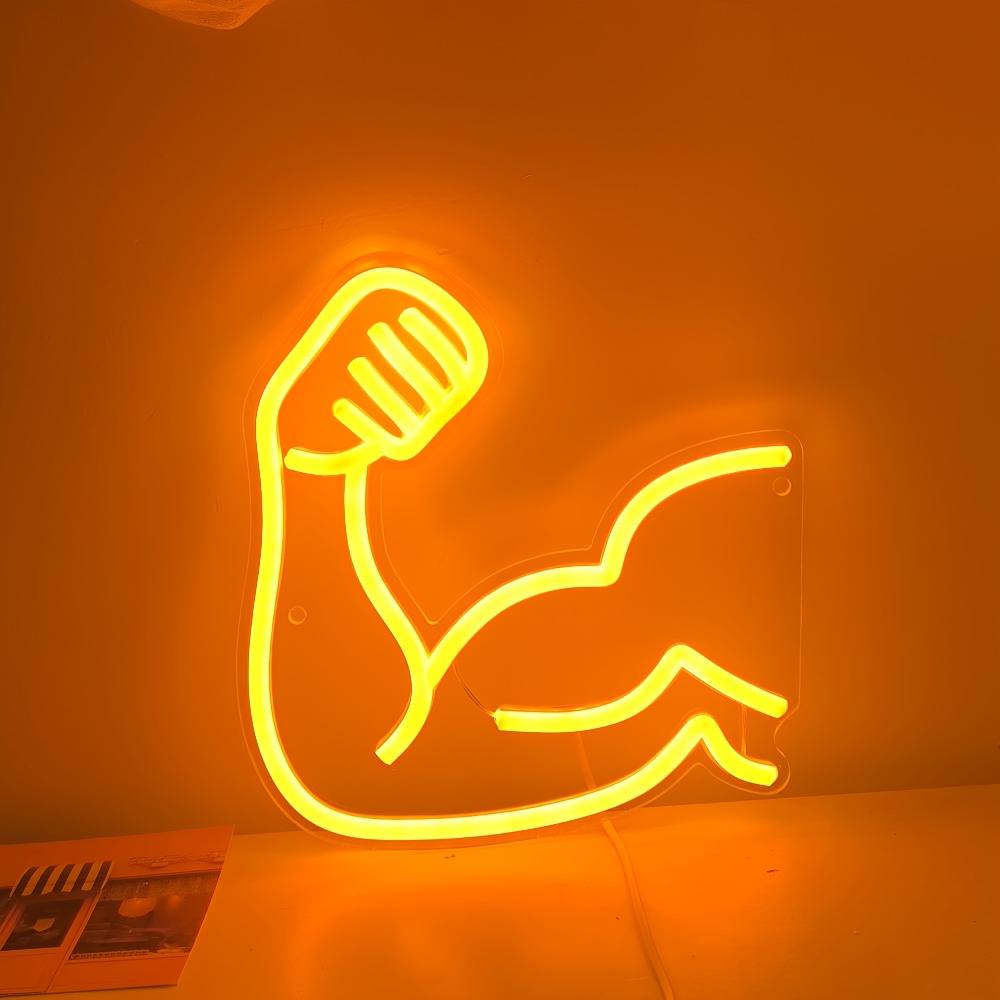 Fitness Motivation Light - Mus - Home Gym Neon Sign recensione e prezzo
