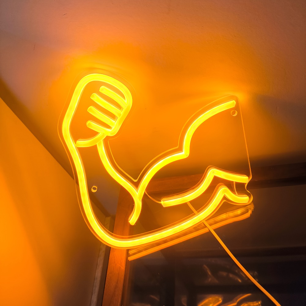 Fitness Motivation Light - Mus - Home Gym Neon Sign recensione e prezzo