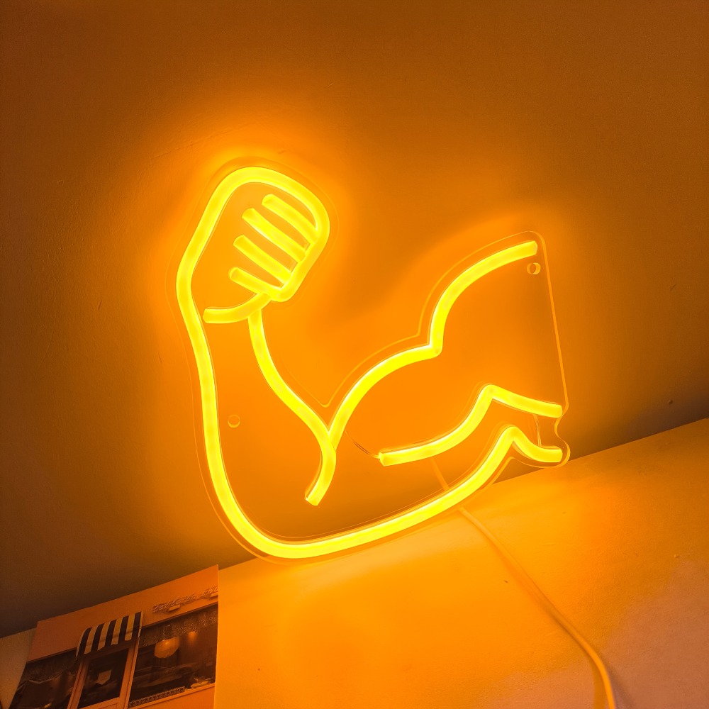Fitness Motivation Light - Mus - Home Gym Neon Sign recensione e prezzo