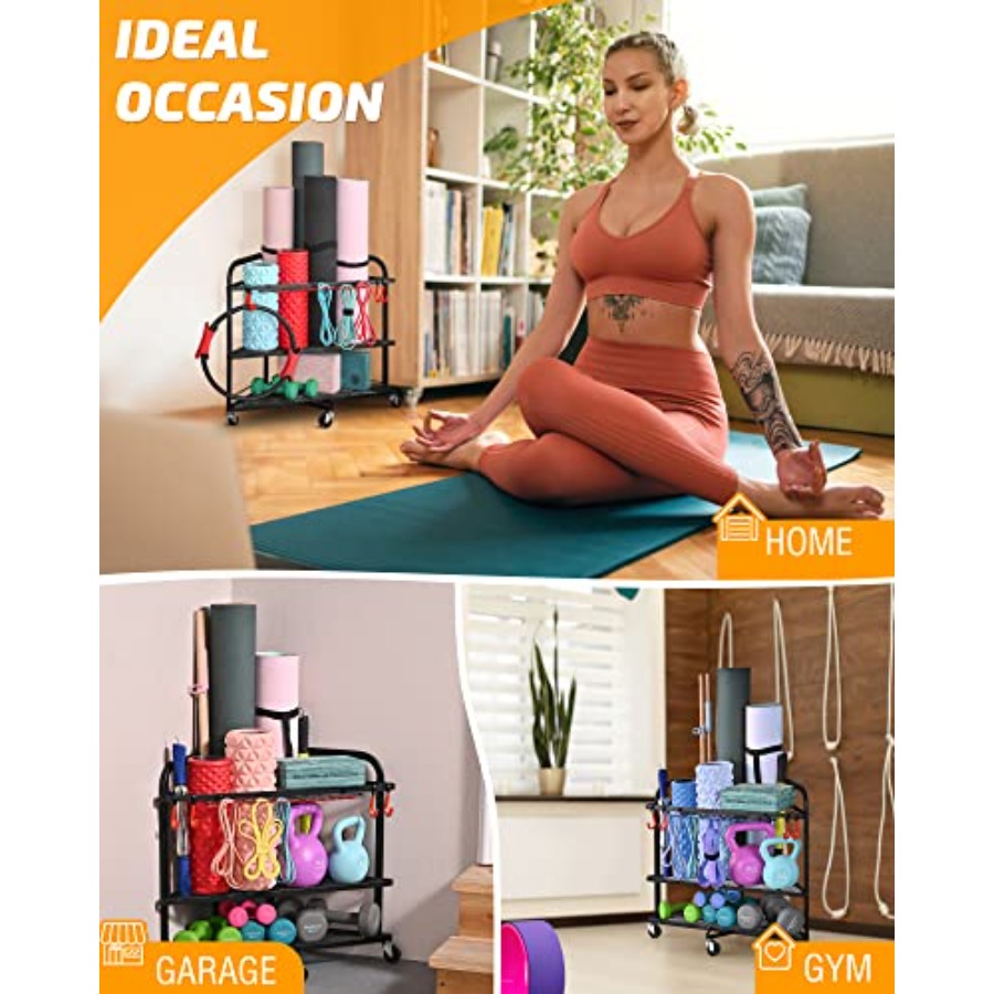 Weight Rack for Dumbbells Home - Home Gym Yoga Mat Storage recensione e prezzo