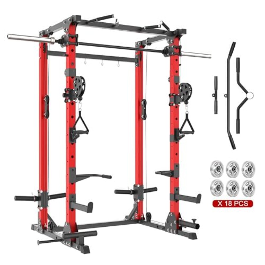 Smith Machine 5 in 1 Heavy-Dut - Home Gym Rack With Cables recensione e prezzo