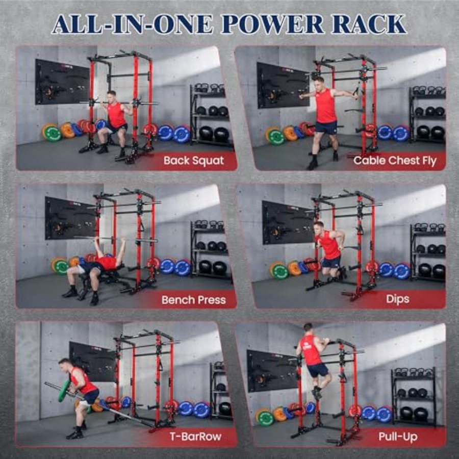 Smith Machine 5 in 1 Heavy-Dut - Home Gym Rack With Cables recensione e prezzo