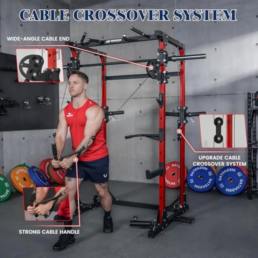 Smith Machine 5 in 1 Heavy-Dut - Home Gym Rack With Cables recensione e prezzo