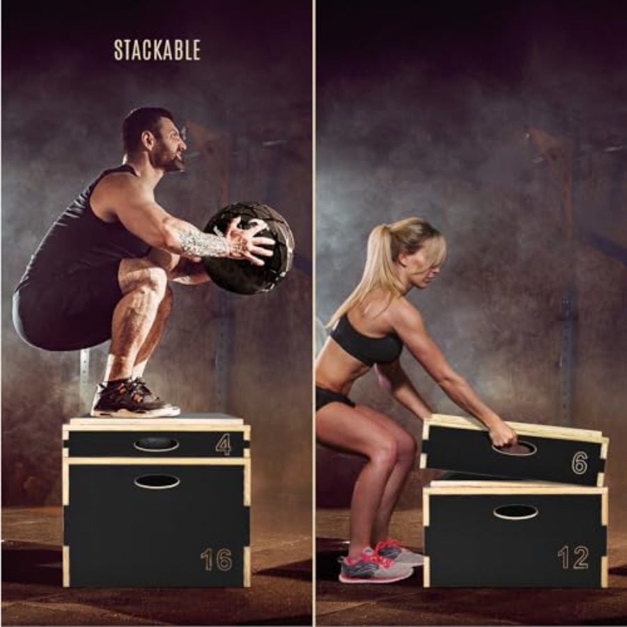 3 in 1 Wooden Plyo Box for Jum - Home Gym Options recensione e prezzo