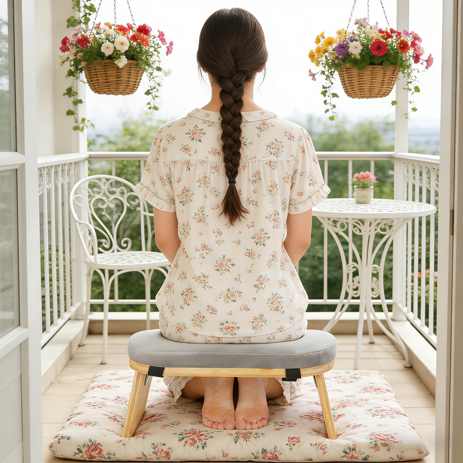 Foldable Meditation Bench, Por - Home Gym Yoga Room recensione e prezzo