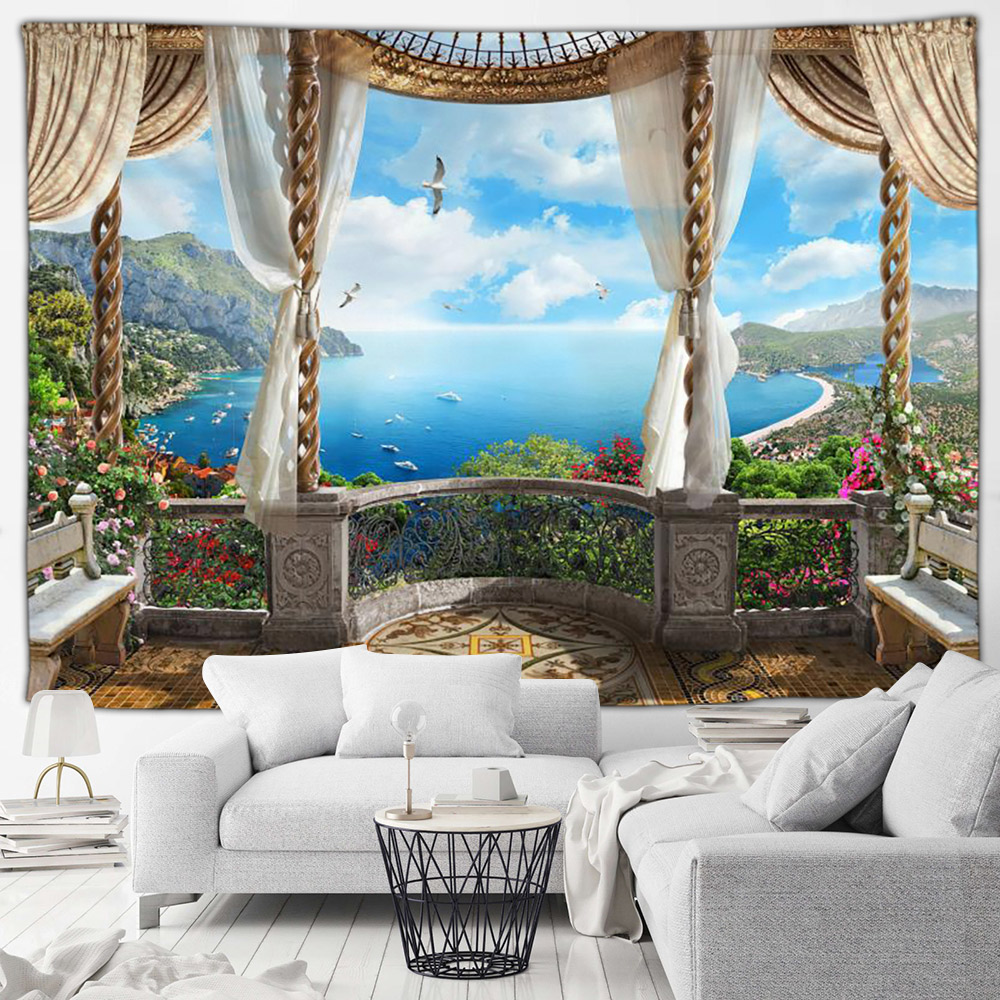 Italy Seaside Town Landscape T - Home Gym Decor recensione e prezzo
