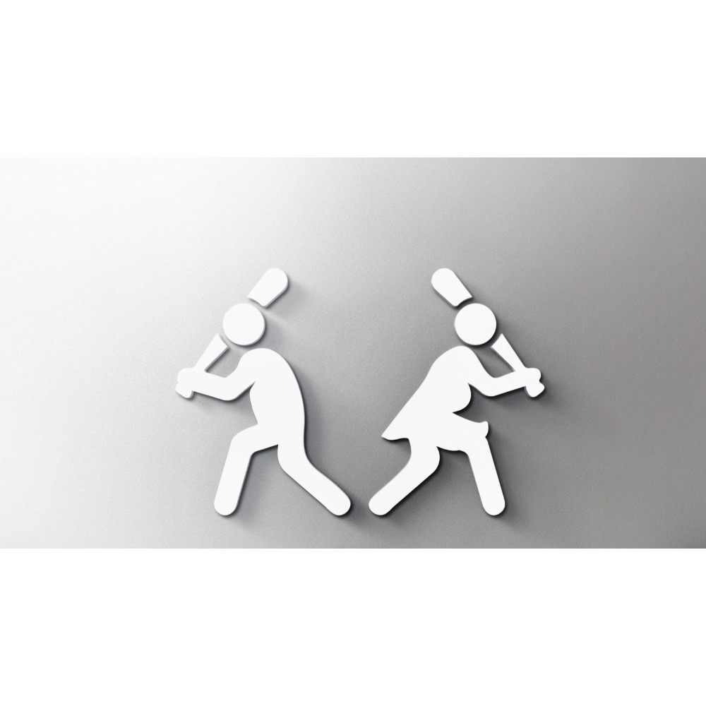 Baseball Pattern Acrylic Restr - Home Gym Minimalist recensione e prezzo