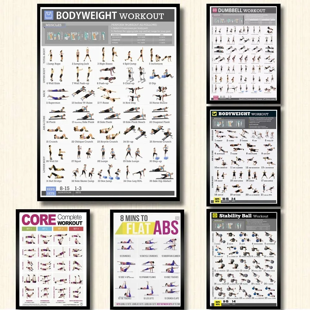 Canvas Painting Dumbbell Worko - Home Gym Yoga Room recensione e prezzo