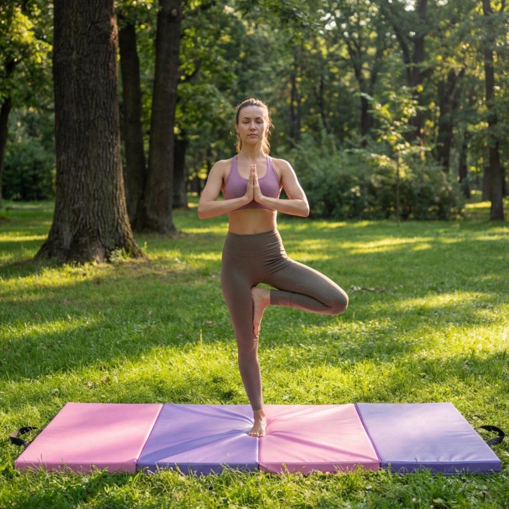 Portable Folding Exercise Mat  - Home Gym Options recensione e prezzo