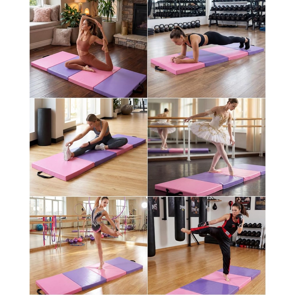 Portable Folding Exercise Mat  - Home Gym Options recensione e prezzo