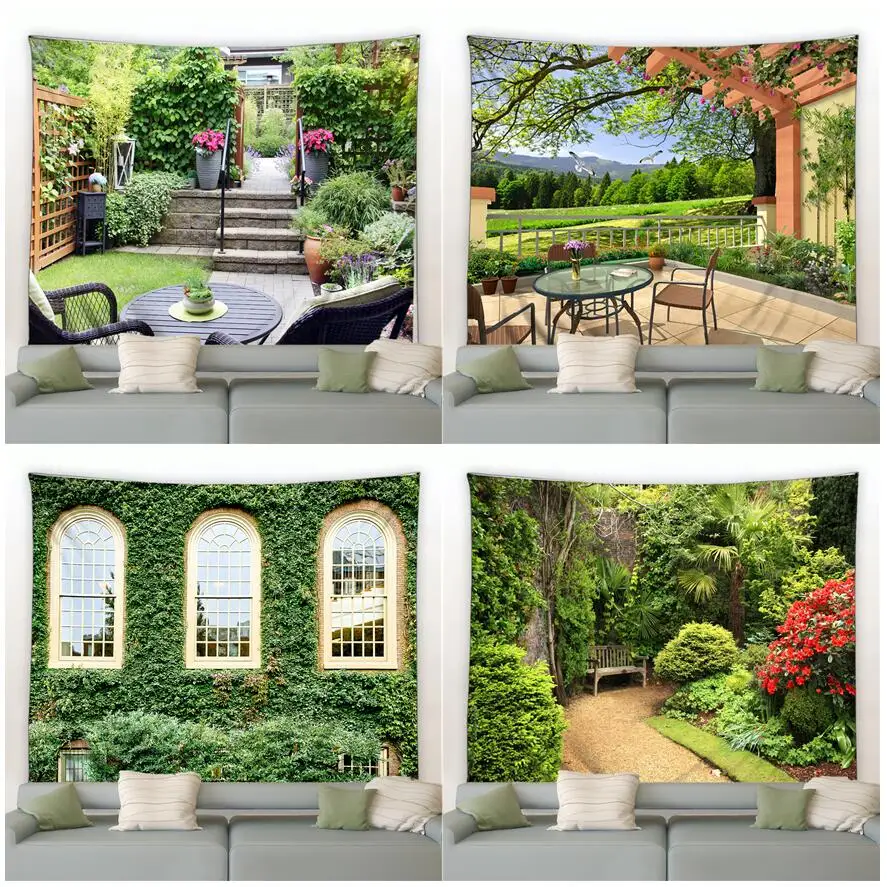 Modern Garden Big Tapestry Nat - Home Gym Decor recensione e prezzo