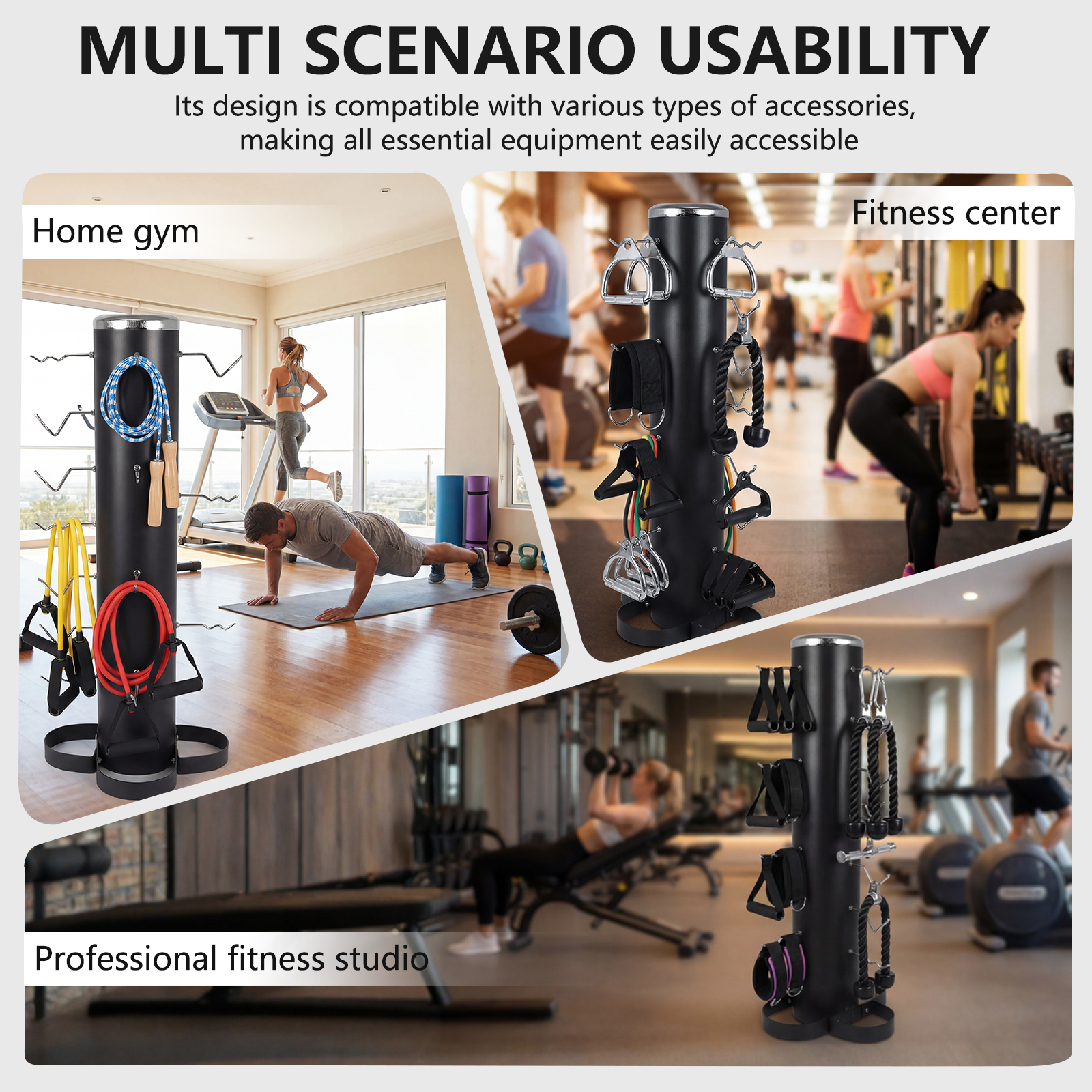 Vertical Gym Fitness Accessori - Home Gym Rack With Cables recensione e prezzo
