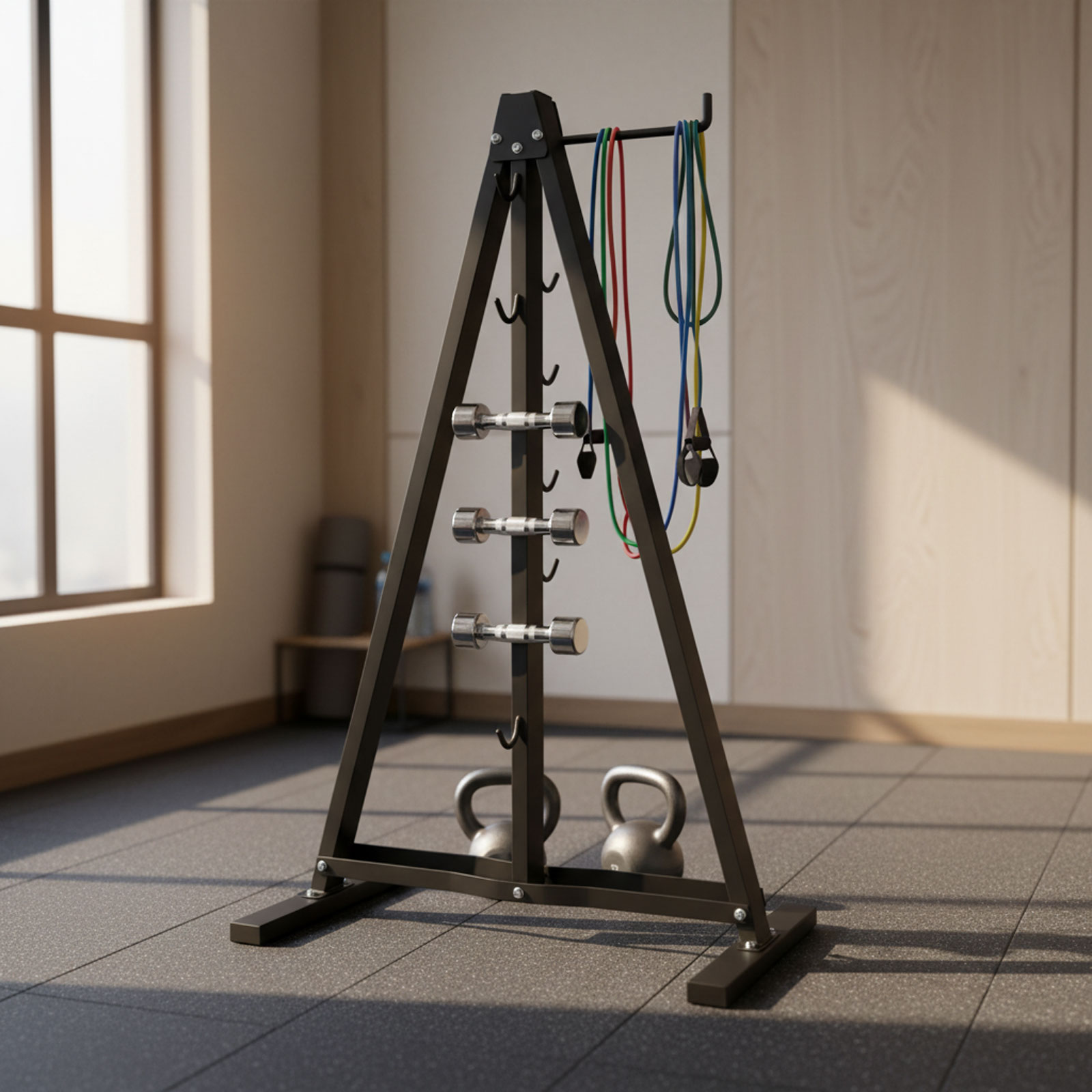 Lat Pull Down Bar Organizer wi - Home Gym Rack With Cables recensione e prezzo