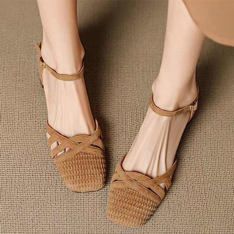 Retro Weave High Heel Sandals  - Ankle Strap Attachment recensione e prezzo