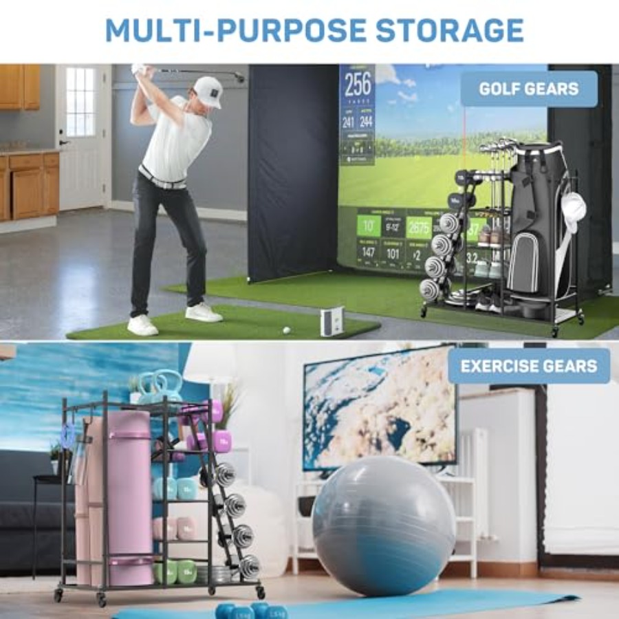 Weight Rack for Dumbbells Home - Home Gym Yoga Mat Storage recensione e prezzo