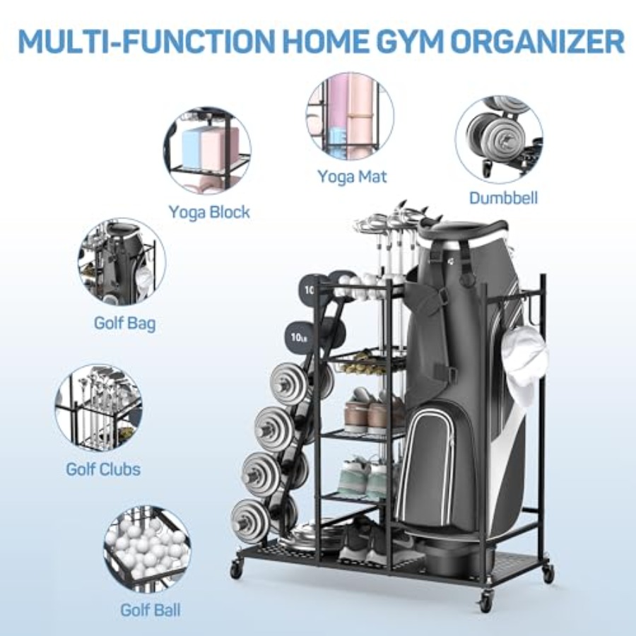 Weight Rack for Dumbbells Home - Home Gym Yoga Mat Storage recensione e prezzo