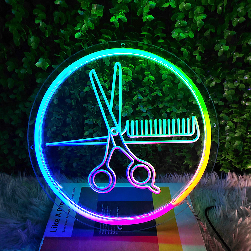 Bluetooth RGBIC Scissors Neon  - Home Gym Neon Sign recensione e prezzo