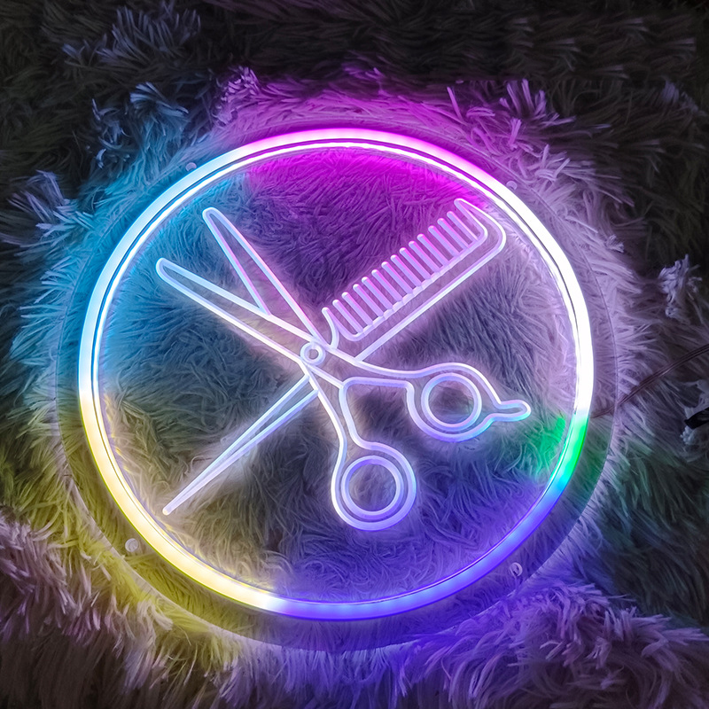 Bluetooth RGBIC Scissors Neon  - Home Gym Neon Sign recensione e prezzo