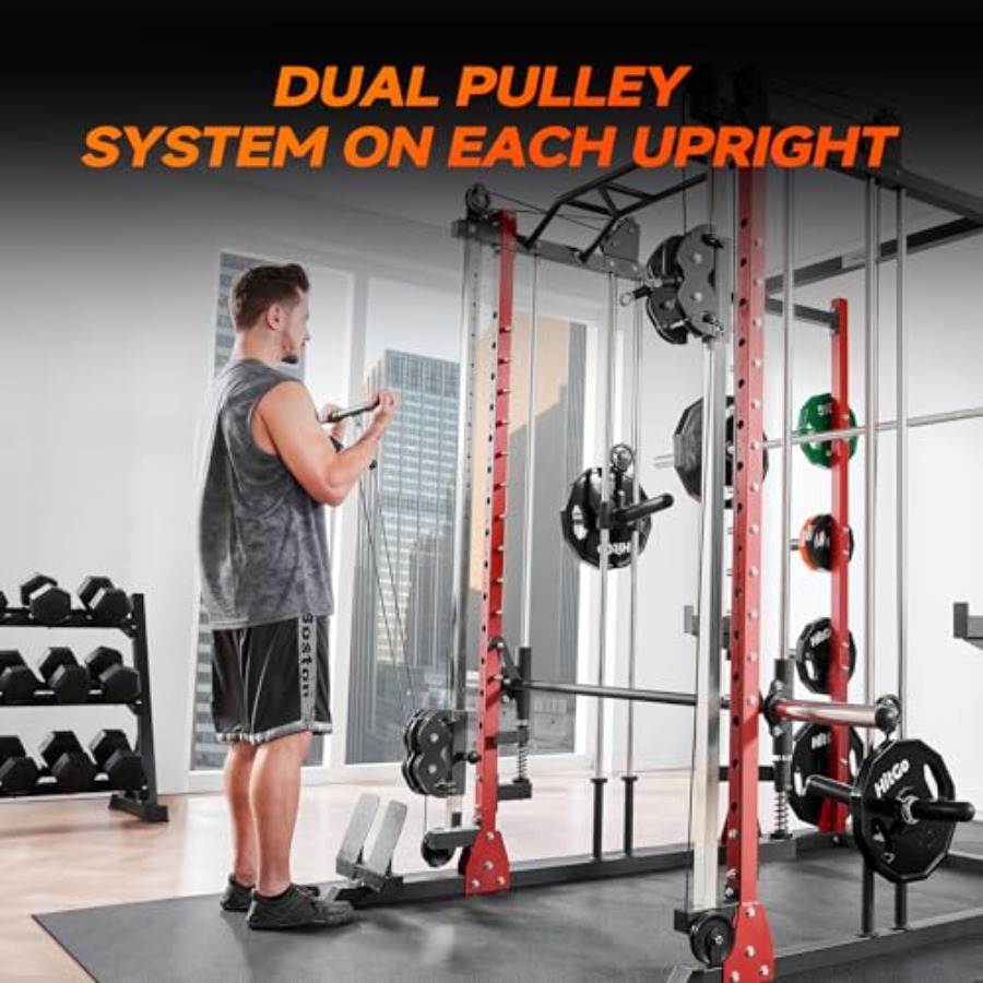 All-in-One Power Rack with Smi - Home Gym Rack With Cables recensione e prezzo