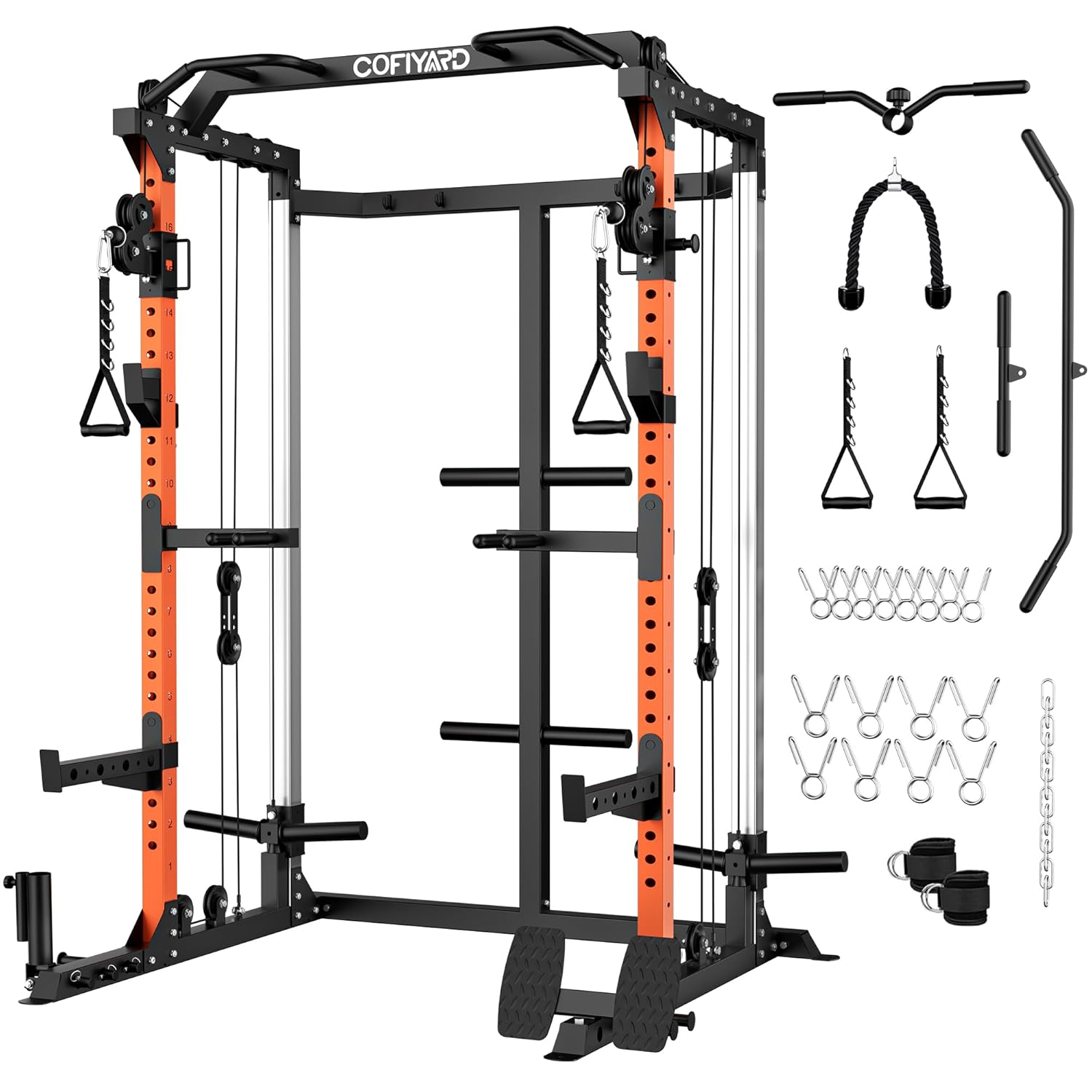 Power Cage, Power Rack with Du - Home Gym Rack With Cables recensione e prezzo