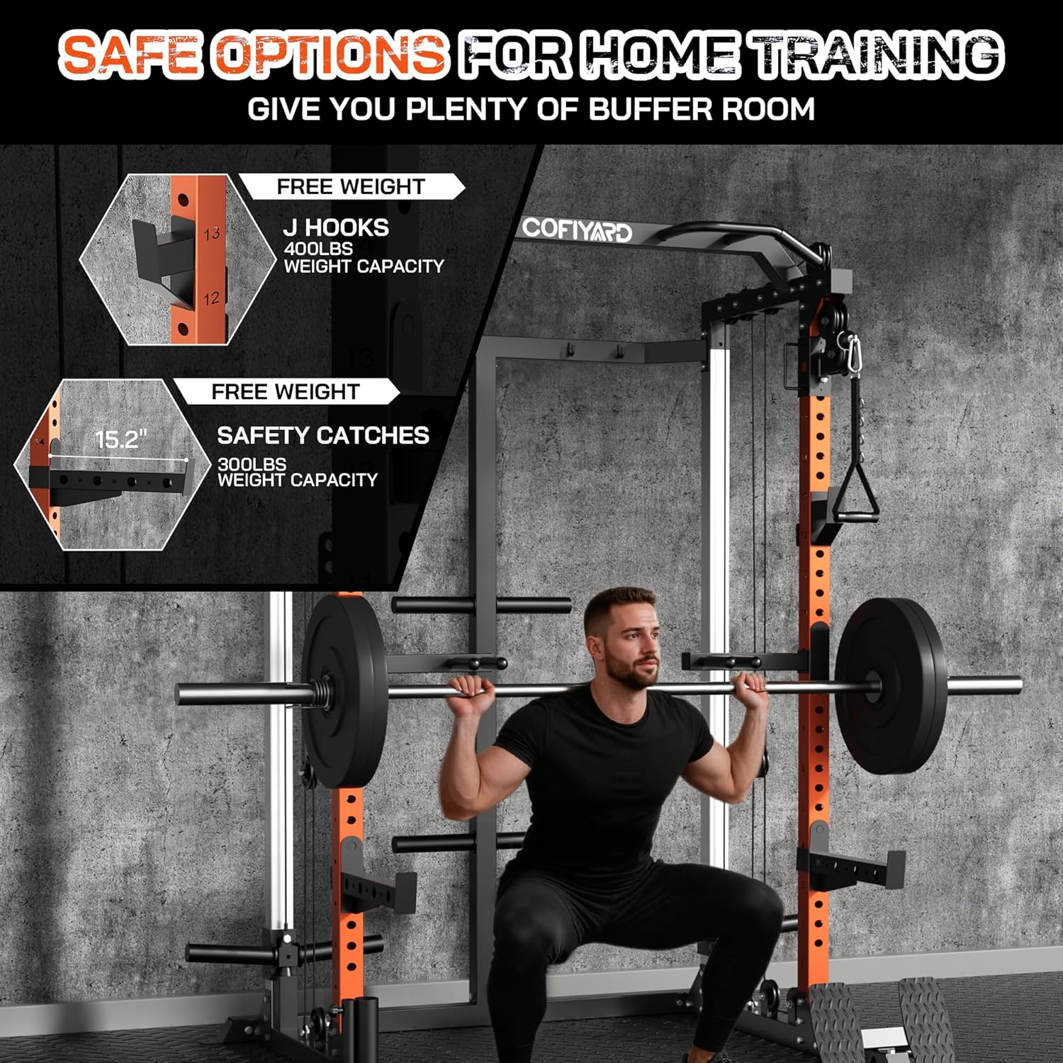 Power Cage, Power Rack with Du - Home Gym Rack With Cables recensione e prezzo