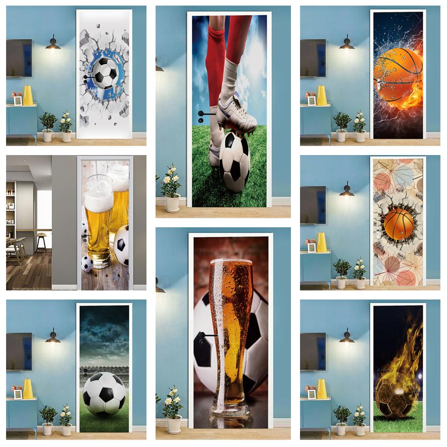 Football Basketball 3D Wallpap - Home Gym Decor recensione e prezzo