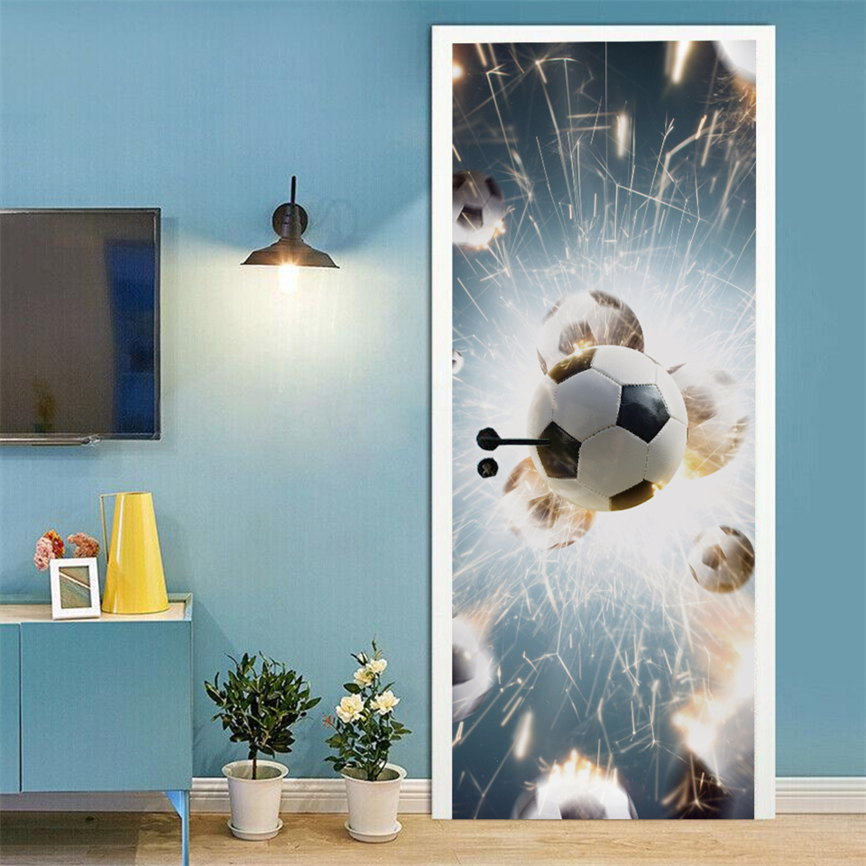Football Basketball 3D Wallpap - Home Gym Decor recensione e prezzo