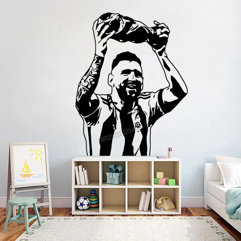 Messi Wall Sticker Vinyl Decal - Home Gym On Wall recensione e prezzo