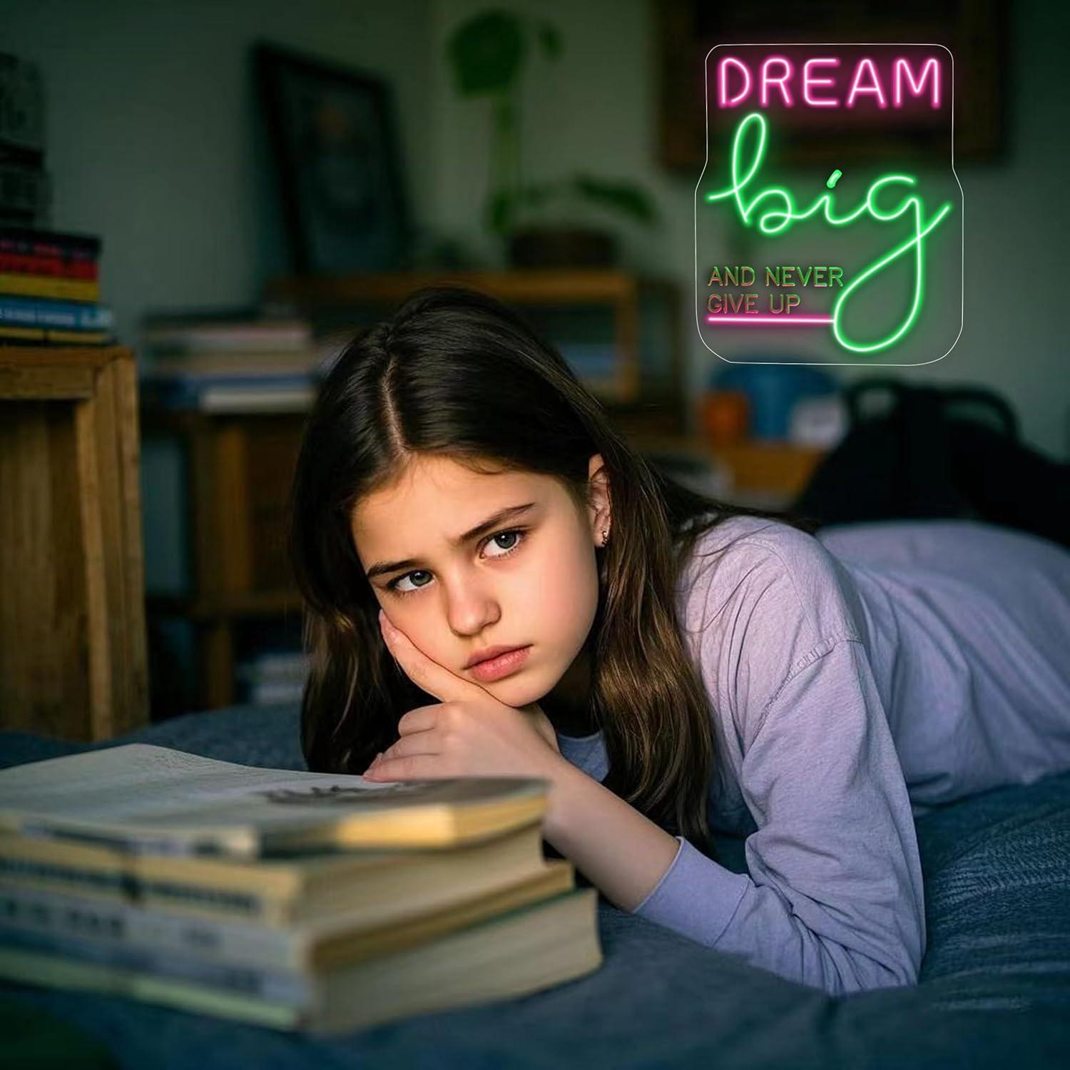 Dream Big Neon Sign Motivation - Home Gym Neon Sign recensione e prezzo