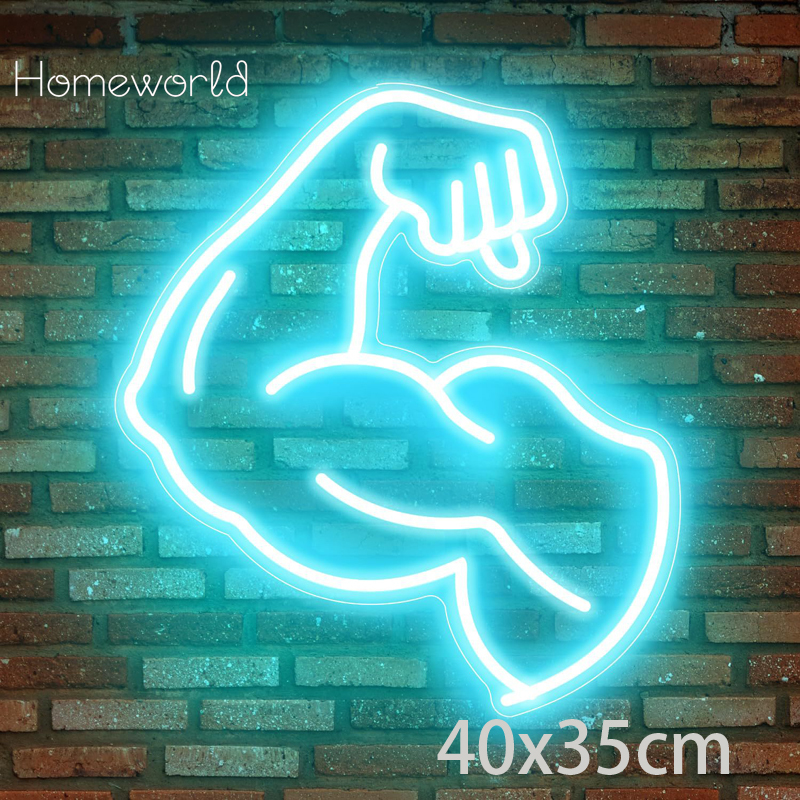 Gym Neon Signs Dumbbell Neon S - Home Gym Neon Sign recensione e prezzo