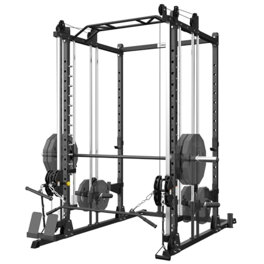All-in-One Power Rack with Smi - Home Gym Rack With Cables recensione e prezzo