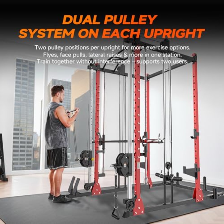 All-in-One Power Rack with Smi - Home Gym Rack With Cables recensione e prezzo