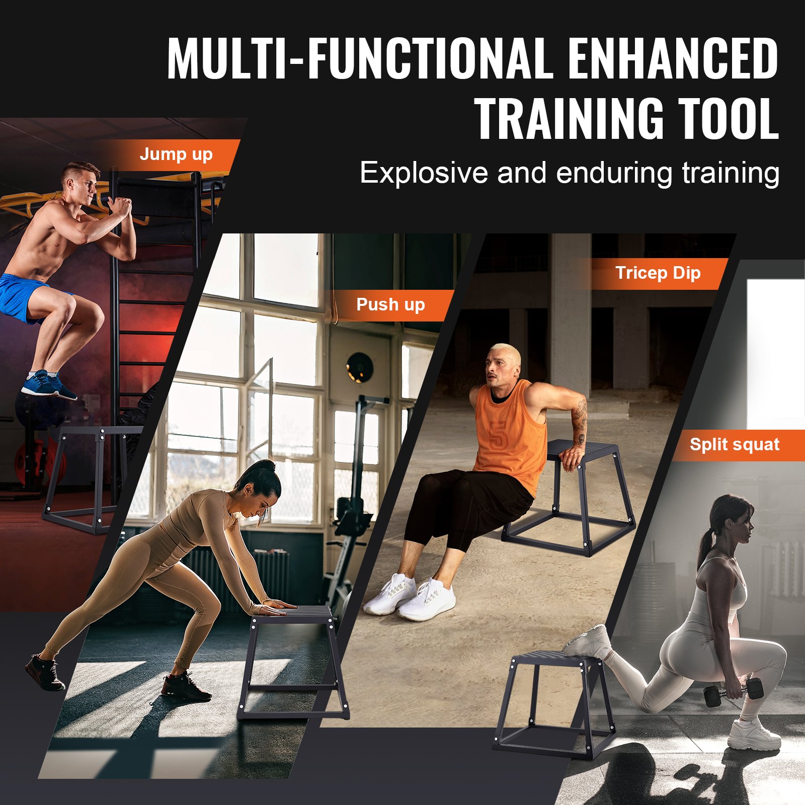 Plyometric Jump Boxes, 12/18/2 - Plyo Box Set recensione e prezzo
