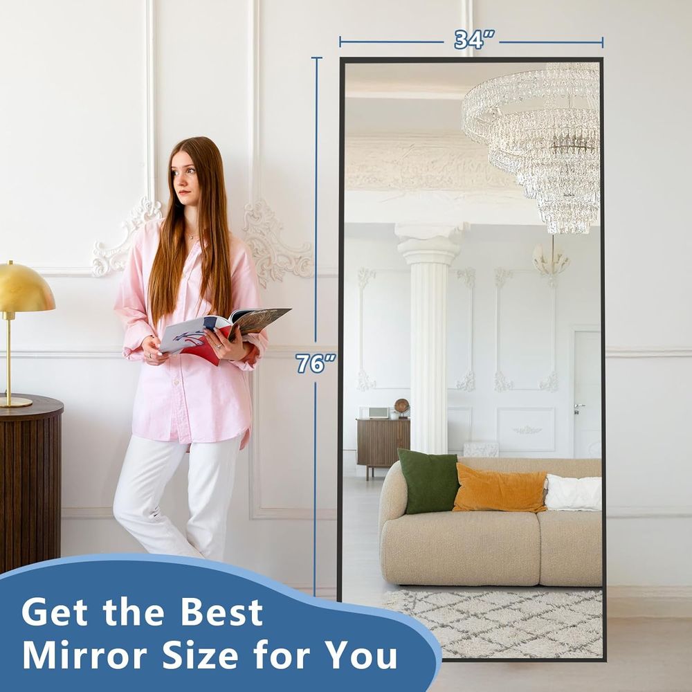 Large Floor Mirror Full Length - Home Gym Minimalist recensione e prezzo