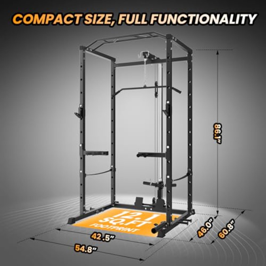 Home Gym Power Cage Heavy-Duty - Home Gym Rack With Cables recensione e prezzo