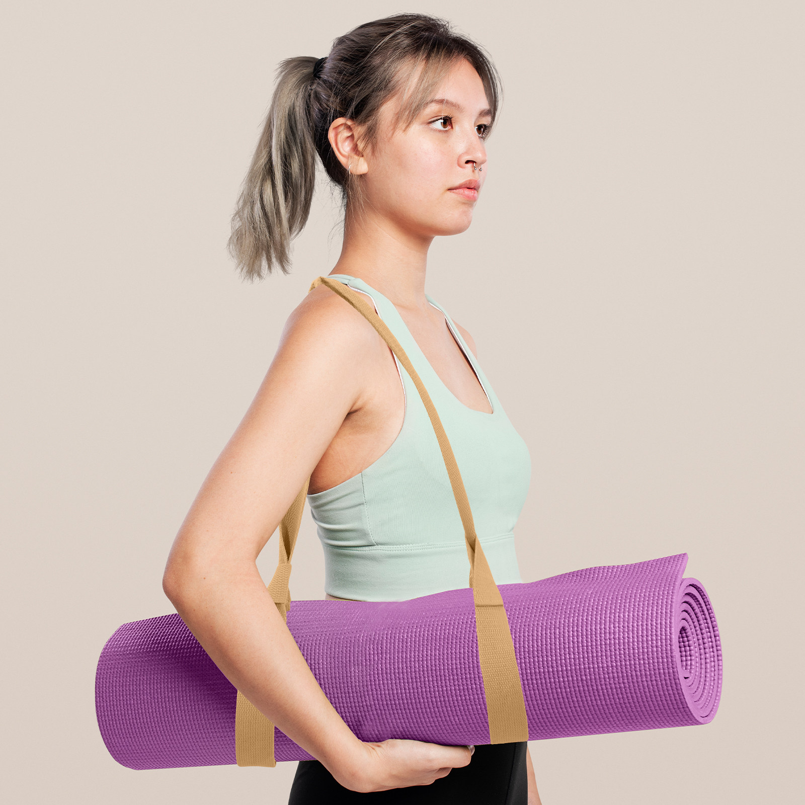 4Pcs Yoga Mat Strap Premium Po - Home Gym Yoga Mat Storage recensione e prezzo