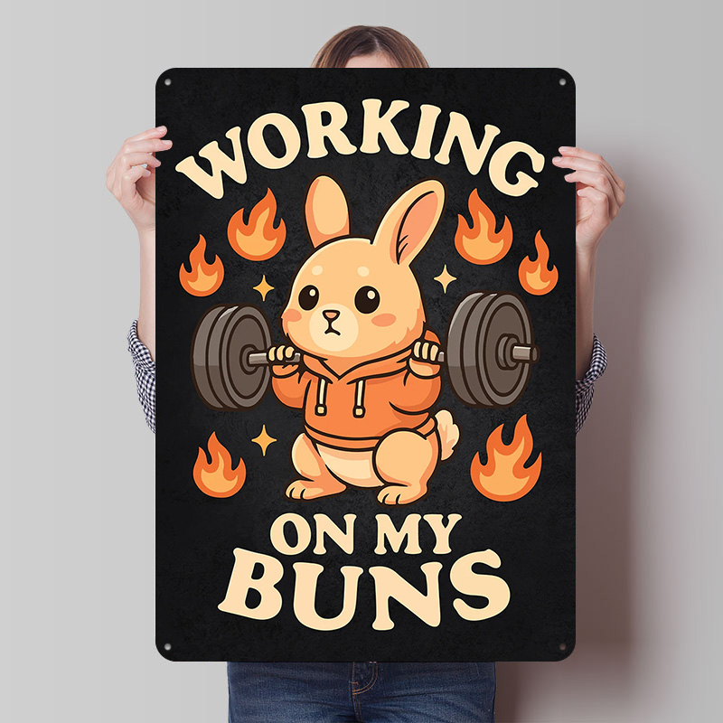 Working On My Buns – Cute Gym  - Home Gym On Wall recensione e prezzo