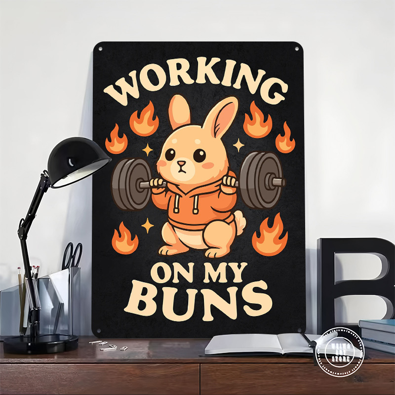 Working On My Buns – Cute Gym  - Home Gym On Wall recensione e prezzo