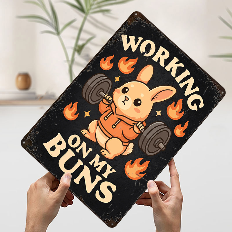 Working On My Buns – Cute Gym  - Home Gym On Wall recensione e prezzo