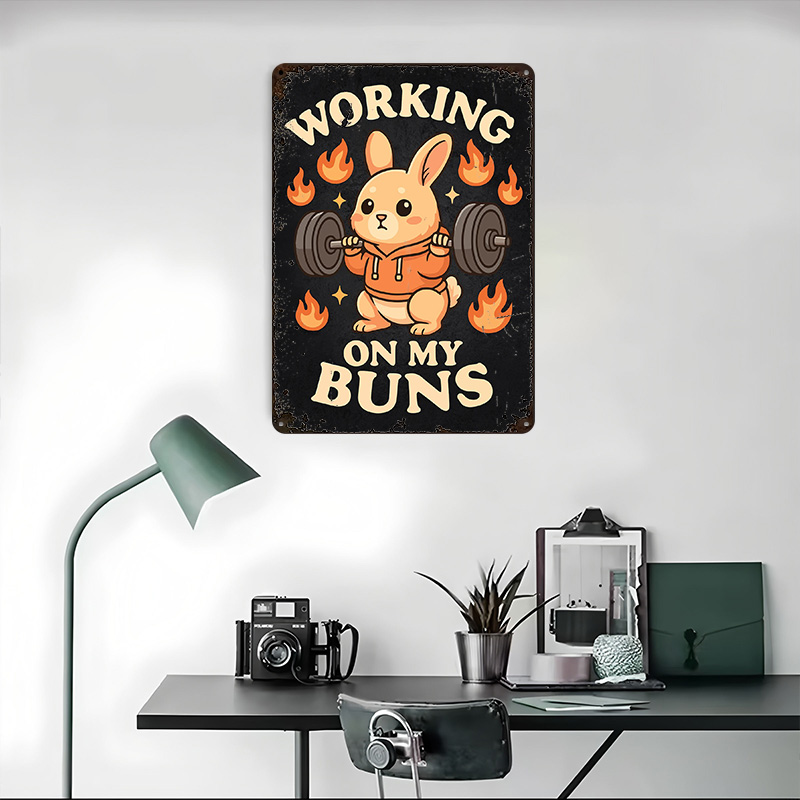 Working On My Buns – Cute Gym  - Home Gym On Wall recensione e prezzo