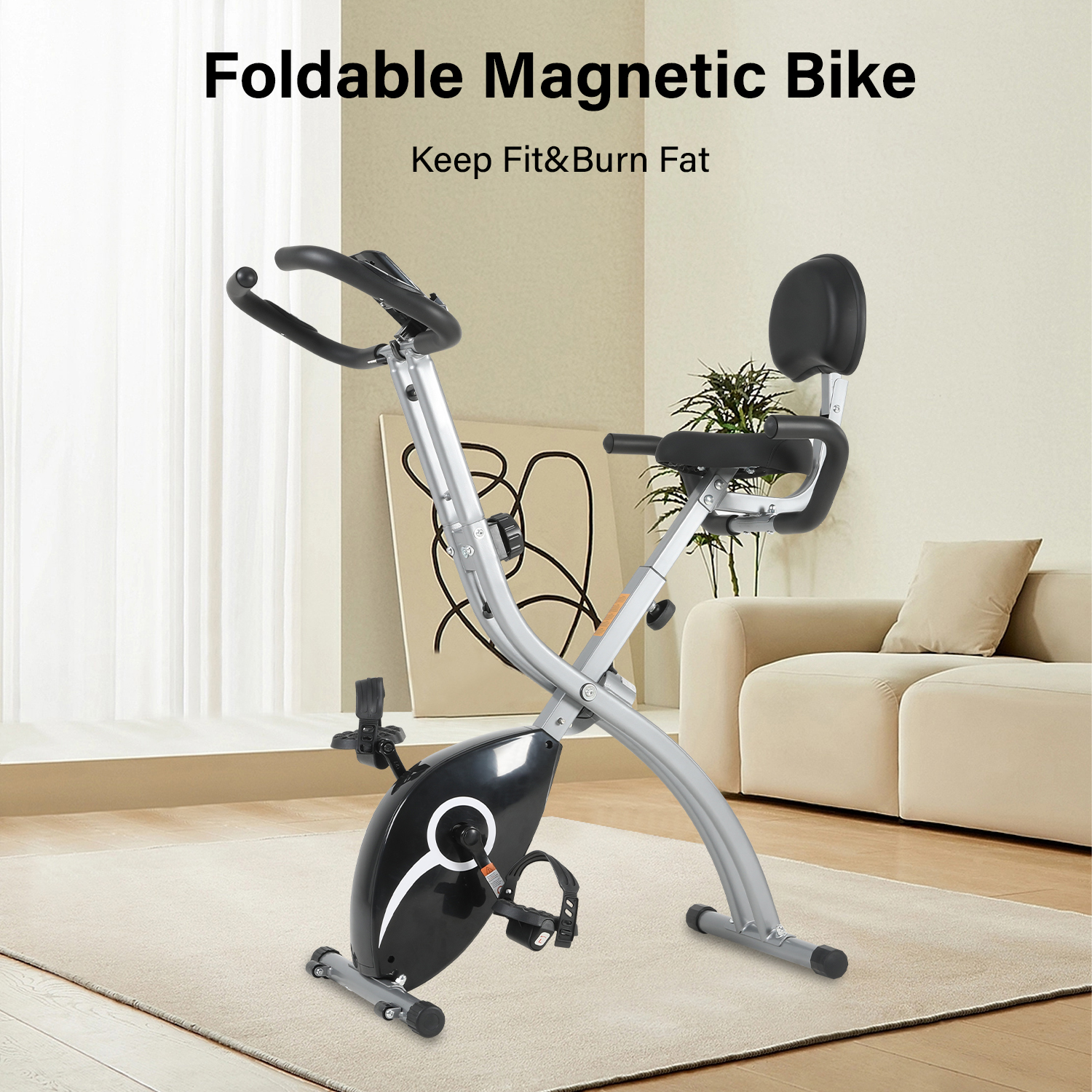 Steel Foldable Indoor Exercise - Home Gym Bike recensione e prezzo