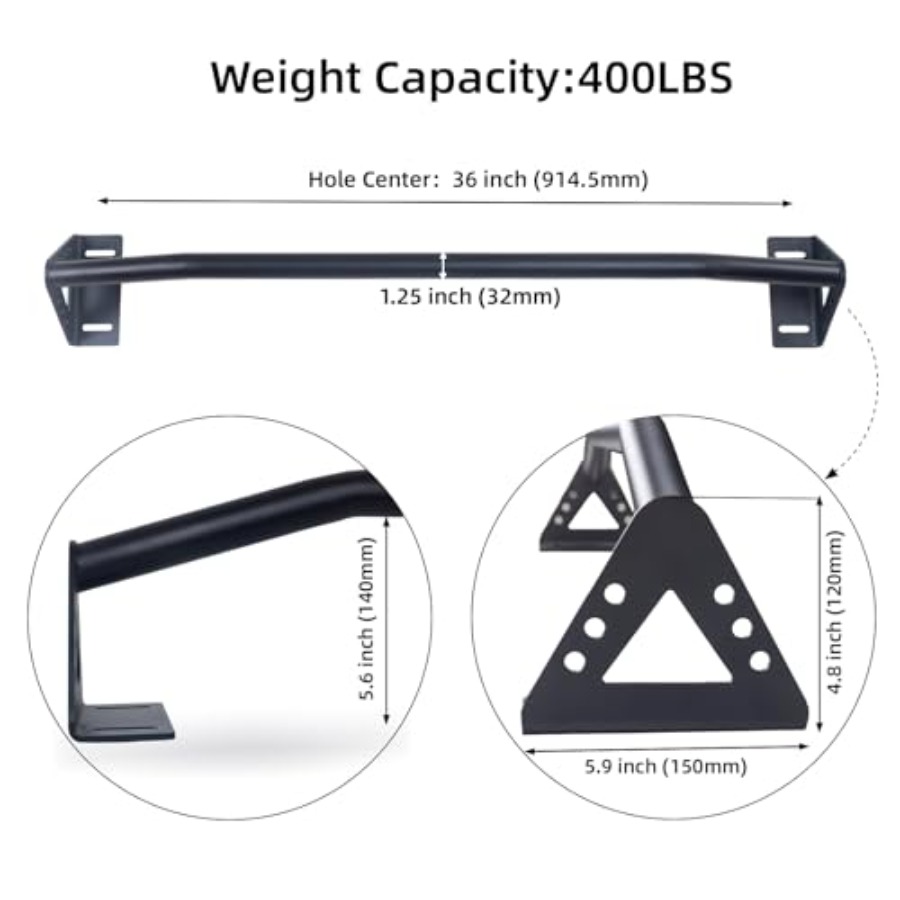 Wall Mounted Pull Up Bar Doorw - Chin Up Doorframe recensione e prezzo