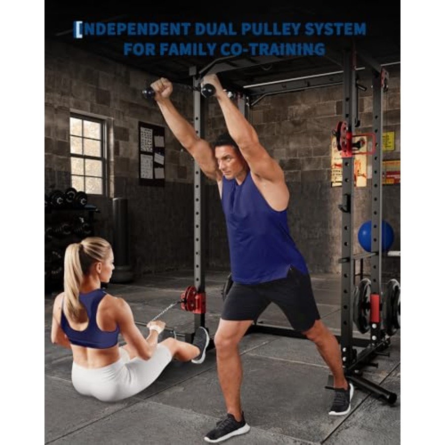 Heavy-Duty Home Gym Power Cage - Home Gym Rack With Cables recensione e prezzo